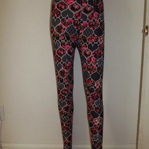 New Mix HEARTS & FLOWERS Brushed Fiber Leggings